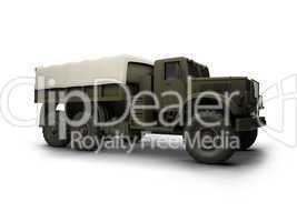 isolated big car front view 04