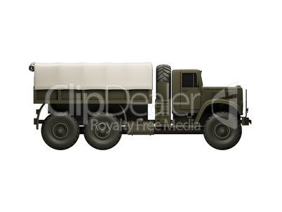 isolated big car side view 02