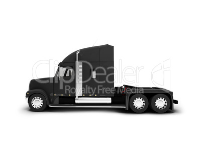 Monstertruck isolated black side view