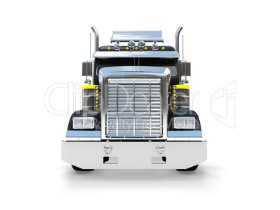 isolated big car front view 04