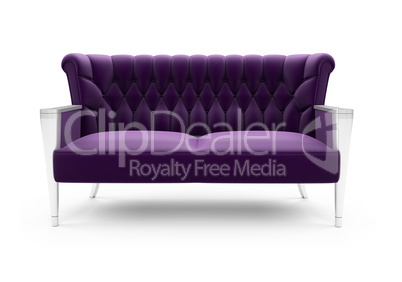 purple sofa