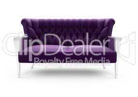 purple sofa