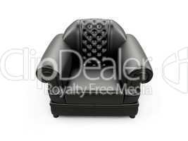 Royal armchair against white