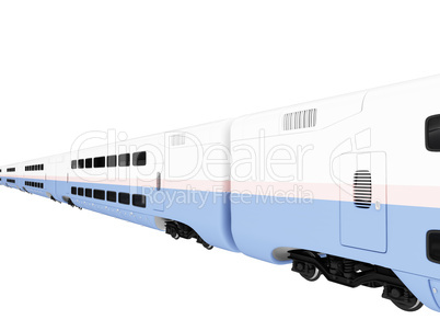Train express isolated view