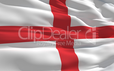 Waving flag of England