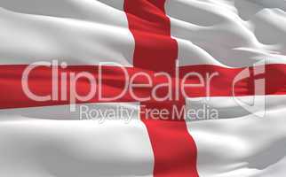 Waving flag of England