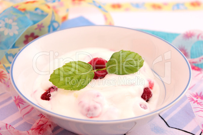 Joghurt mit himbeeren (S.Bogdanski)