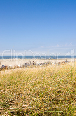 Idyllischer Tag an der Nordsee im Sommer