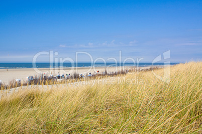 Idyllischer Tag an der Nordsee im Sommer