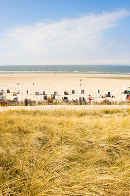 Idyllischer Tag an der Nordsee im Sommer