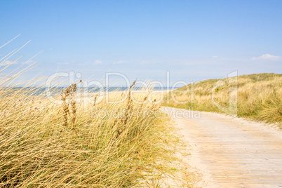 Idyllischer Tag an der Nordsee im Sommer Idyllischer Tag an der Nordsee im Sommer