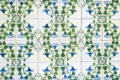 Portuguese glazed tiles 044