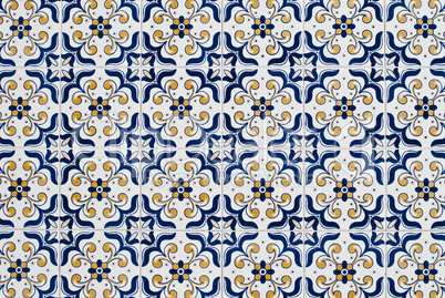 Portuguese glazed tiles 059