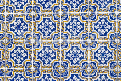 Portuguese glazed tiles 068