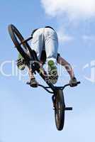 BMX Bike Stunt Aerial