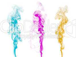 Abstract colorful smoke