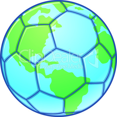 Planet Earth World Cup Soccer Ball