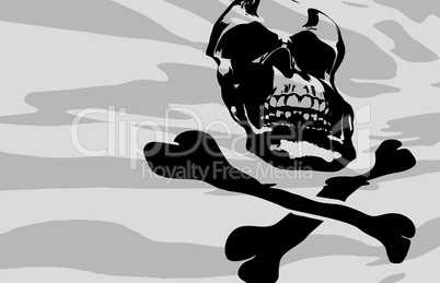 Vector Pirate flag
