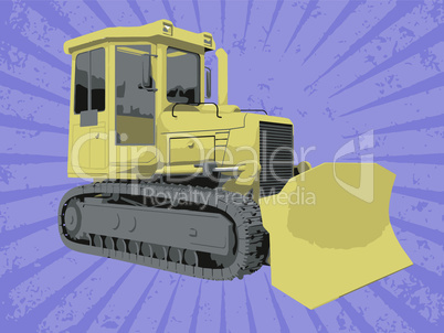 Vector construction vehicle