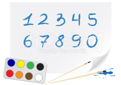 Drawing digits