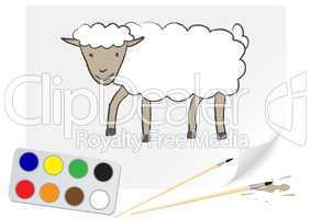 Drawing sheeps