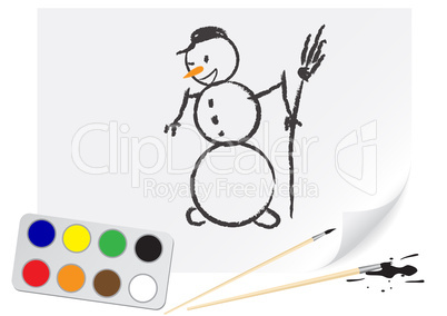 Drawing snowball