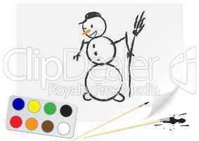 Drawing snowball