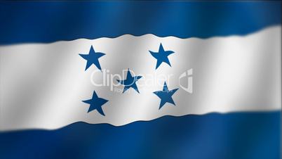 Honduras - waving flag detail