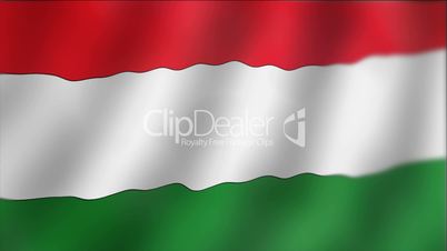 Hungary - waving flag detail