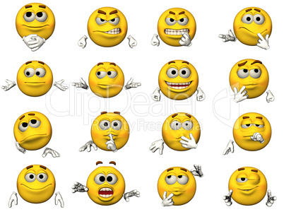 16 Emoticons