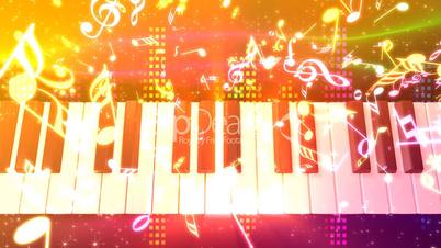 Music keyboard 4d