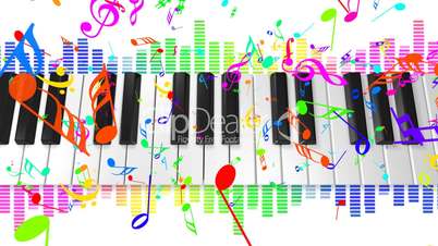 Music keyboard 4c