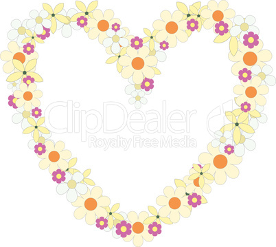 Flowers heart