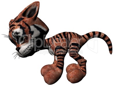 Plush tiger