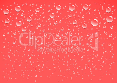 Red drops background