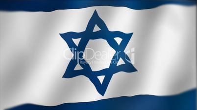 Israel - waving flag detail