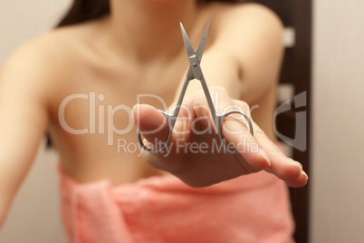 Nail scissors