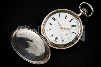 Elegant rusty pocket watch