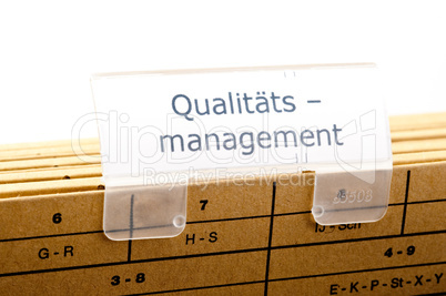 Qualitätsmanagement