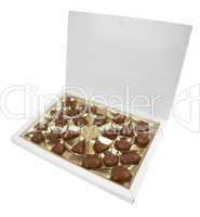 Box with chocolates