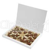 Box with chocolates