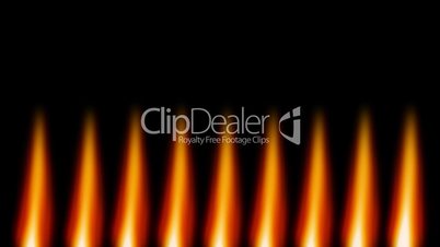 Loopable fire background animation