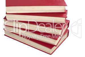 Pile of red books