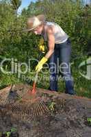 gardening woman