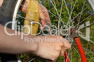 repair of bicycle