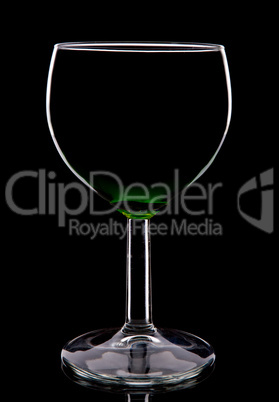 wineglass silhouette