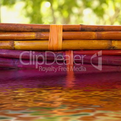 Bambus  farbig