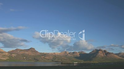 Time lapse Iceland landscape