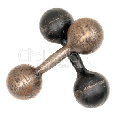 Old dumbbells Old dumbbells