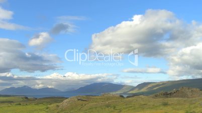 Time lapse Iceland landscape